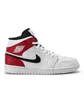 Nike Air Jordan 1 Mid 'Chicago Remix' (Weiß / Rot)