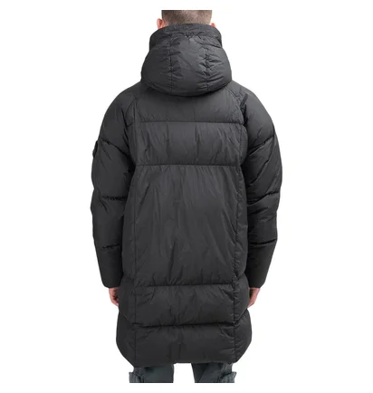 Stone Island Garment Dyed Crinkle Down Jacket (Schwarz)