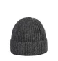 Stone Island Ribbed Beanie (Dunkelgrau)