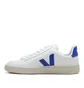 Veja V-12 Leather (Weiß / Blau)