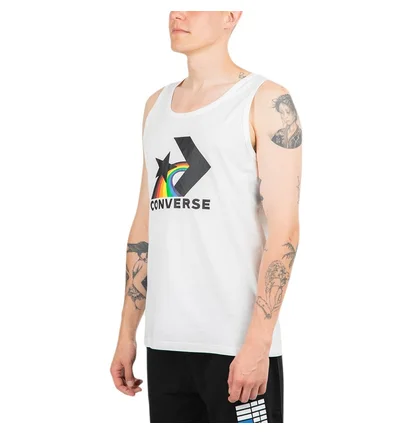 Converse Find your pride Grafik Tanktop (Weiß)