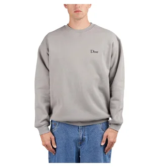 Dime Classic Small Logo Crewneck (Grau)