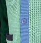 Aimé Leon Dore Pop Color Blocked Cardigan (Grün)