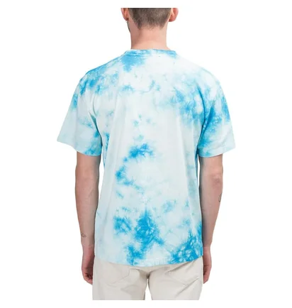 Aries Temple Tie Dye T-Shirt (Blau / Weiß)