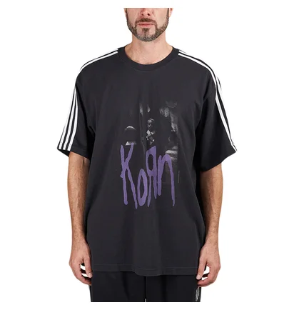 adidas x Korn Graphic Tee (Dunkelgrau / Lila)