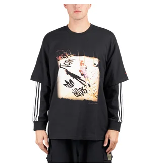 adidas x KORN Long Sleeve Tee (Schwarz / Weiss)