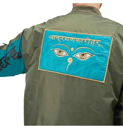 Liberaiders Wisdom Eyes Bomber Jacket (Olive)