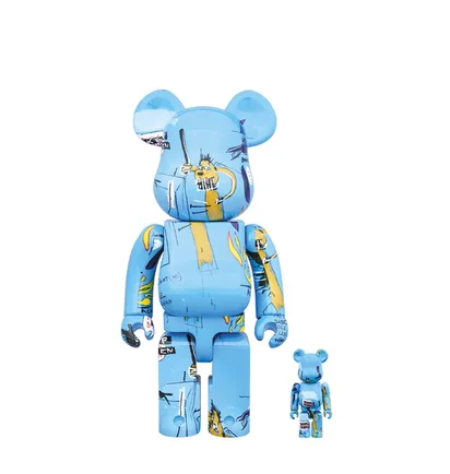Medicom 100% + 400% Jean-Michel Basquiat #4 Be@rbrick Toy