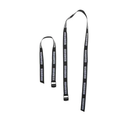 Neighborhood Lashing Belt (Schwarz / Weiss)