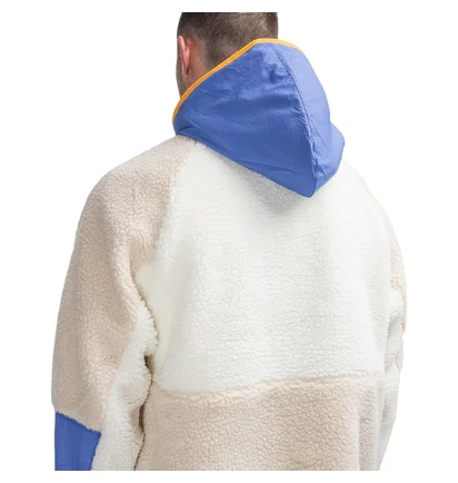 Nike Fleece Anorak (Beige / Blau)