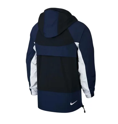 Nike Hooded Woven Jacket (Schwarz / Navy)