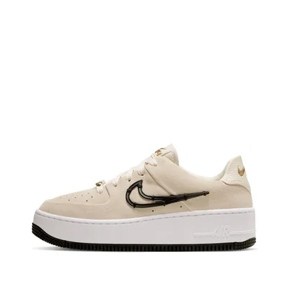 Nike WMNS Air Force 1 Sage Low LX (Beige / Weiß / Schwarz)