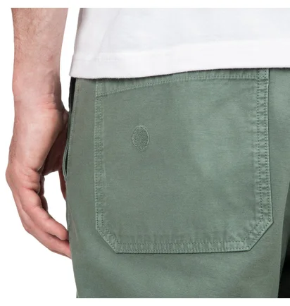 Norse Projects x Geoff McFetridge Lukas Backsatin Pant (Grüngrau)