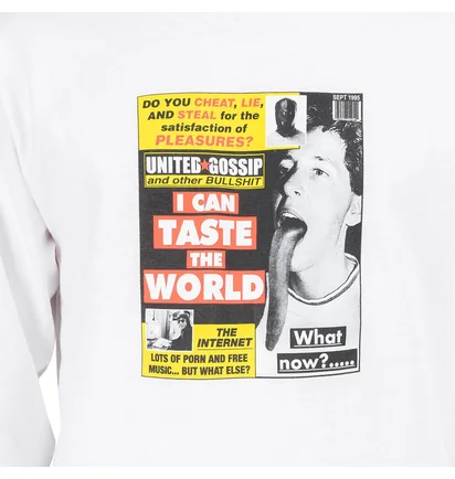 Pleasures Gossip Longsleeve (Weiß)