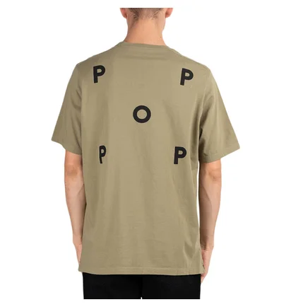 Pop Trading Company Logo T-Shirt (Oliv)