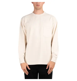 Snow Peak Recycled Cotton Long Sleeve T-Shirt (Beige)