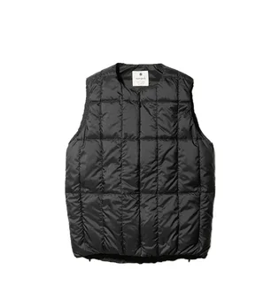 Snow Peak Recycled Middle Down Vest (Schwarz)