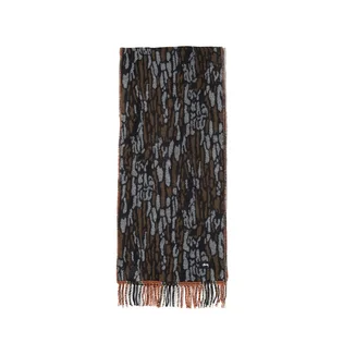 Stüssy Tree Bark Wool Scarf (Braun / Orange)