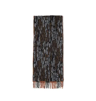 Stüssy Tree Bark Wool Scarf (Braun / Orange)