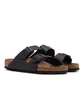 Birkenstock Arizona Soft Footbed Birko-Flor (Schwarz)