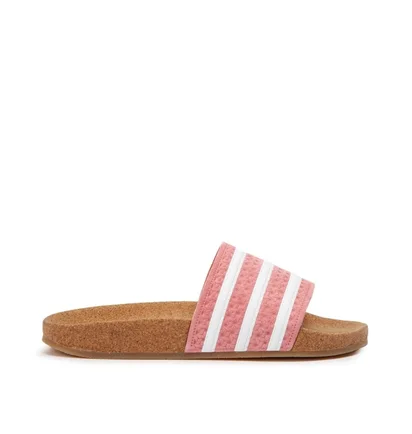 adidas Adilette Cork W ( Rosa / Weiß / Gummi)