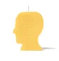 Brain Dead Logo Head Candle (Gelb)
