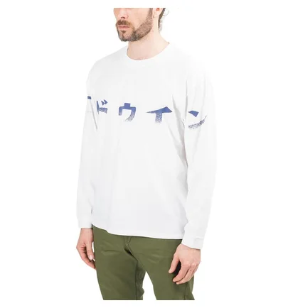 Edwin Imprint TS LS Cotton Single Jersey (Weiß)