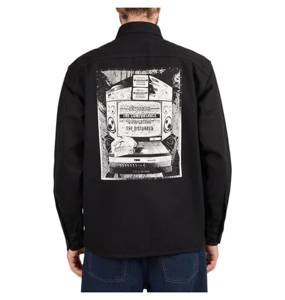 Carhartt WIP L/S On-U Sound Shirt Jac (Schwarz)