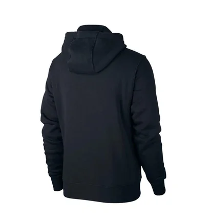 Nike Swoosh French-Terry Hoodie (Schwarz)