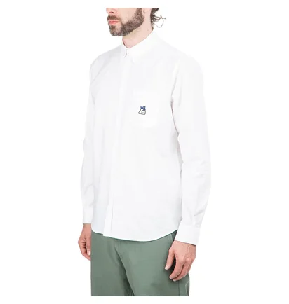 Norse Projects x Geoff McFetridge Anton Oxford Shirt (Weiß)