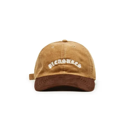 Pleasures Old E Corduroy Polo Cap (Braun)