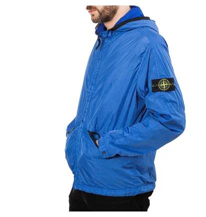 Stone Island Garment Dyed Crinkle Reps NY Jacket (Blau)