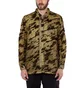 Stone Island Shadow Project Lucid Flock Camo Zip Jacket (Army)