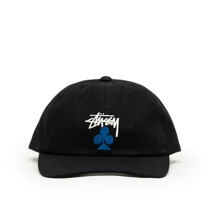 Stüssy Stock Club Low Pro Cap (Schwarz)