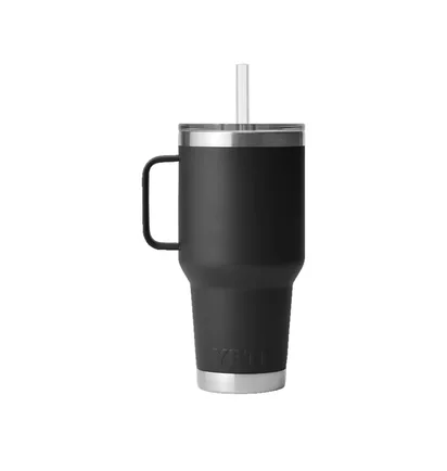 Yeti Rambler 35oz Straw Mug (Schwarz)