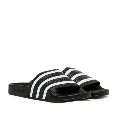 adidas Adilette (Schwarz / Weiß)