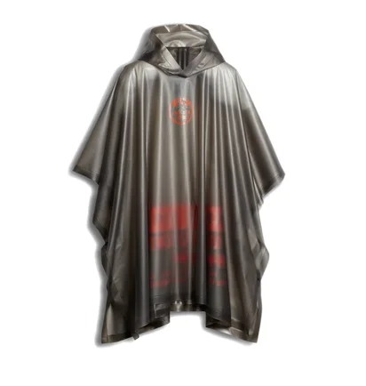 adidas by Alexander Wang AW Poncho (Dunkelgrau / Orange)
