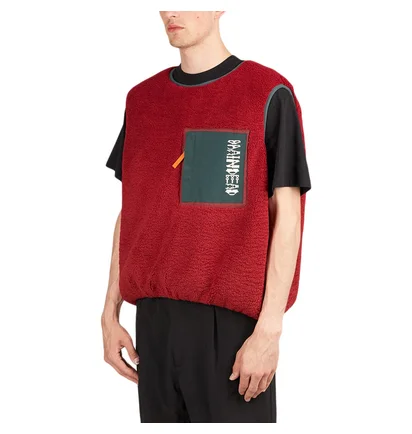 Brain Dead Ghost Sherpa Vest (Rot)