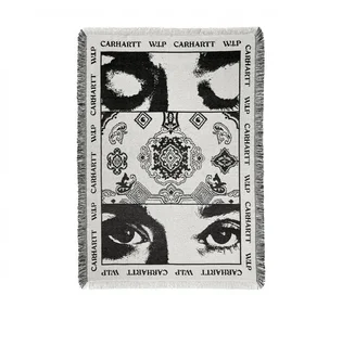 Carhartt WIP Scope Woven Blanket (Weiss / Schwarz)