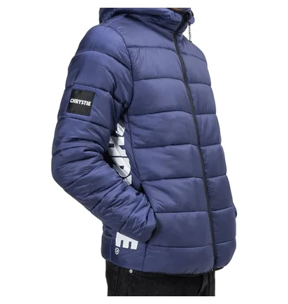 Chrystie NYC OG Logo Puffer Jacket (Navy)