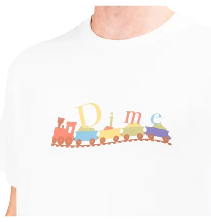 Dime Classic Train T-Shirt (Weiß)