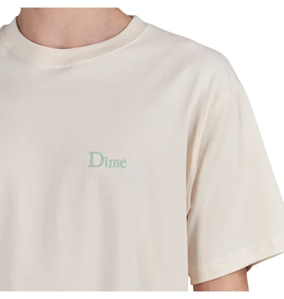 Dime Classic Small Logo T-Shirt (Weiß)