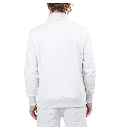 Aimé Leon Dore Half Button Sweatshirt (Hellgrau)