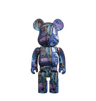 Medicom 100% + 400% Jean Michel Basquiat #7 Be@rbrick Toy