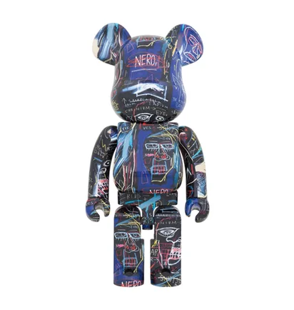 Medicom 1000% Jean Michel Basquiat #7 Be@rbrick Toy