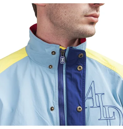 Aimé Leon Dore Color Blocked Nylon Windbreaker (Blau)