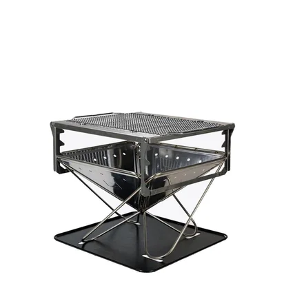 Snow Peak Pack & Carry Fireplace Kit (Silber)