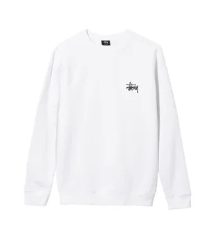 Stüssy Basic Crewneck (Weiß)