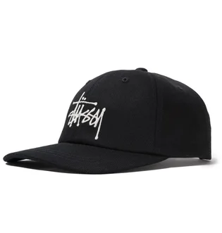 Stüssy Big Logo Low Pro Cap (Schwarz)
