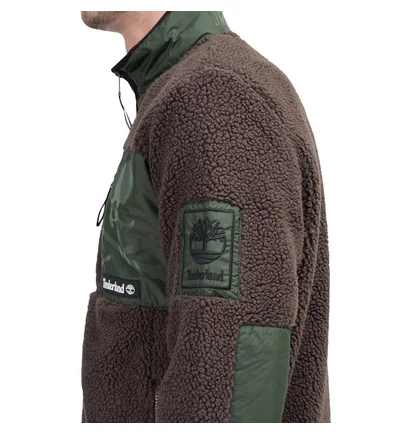 Timberland x Mastermind Fleece Jacket (Dunkelbraun / Grün)